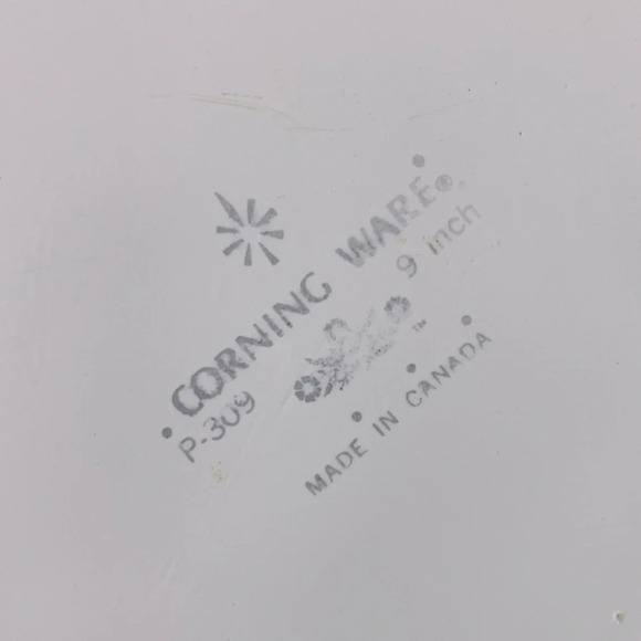 Vintage Corningware Blue Cornflower Round  Pie Plate Pie Dish - Picture 3 of 15